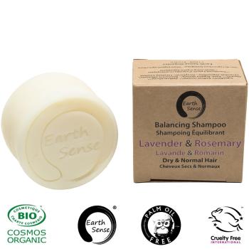 Preview: 3er-Set Festes Bio-Shampoo mit Lavendel & Rosmarin - Palmölfrei & Vegan - Handgefertigt mit 77% kaltgepressten Ölen, Arganöl - Für alle Haartypen