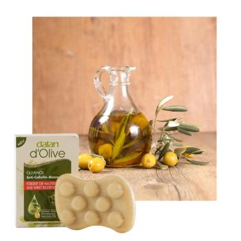 Preview: set de 3 savons de massage solides à l‘huile d‘olive avec des huiles de qualité, 150 g