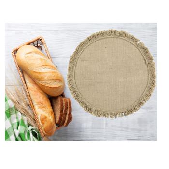 Preview: 4er-Set Tischmatten Jute - Rund Ø 38 cm - Extravaganter Stil mit Fransen - Schutz vor Kratzern & Flecken - Stabil- Langlebig- Braun- Beige- Hochwertig Preview: 4er-Set Tischmatten Jute - Rund Ø 38 cm - Extravaganter Stil mit Fransen - Schutz vor Kratzern & Flecken - Stabil- Langlebig- Braun- Beige- Hochwertig