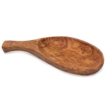Bowl leaf shape, tapas bowl, 26 cm, olive wood