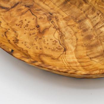 Preview: Medium oval bowl, olive wood, pattern, 16 x 10x 2,5cm Preview: Medium oval bowl, olive wood, pattern, 16 x 10x 2,5cm
