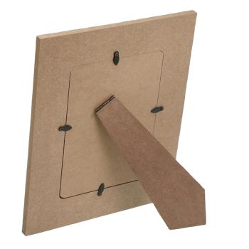 Preview: Cadre photo raffiné en bois, brun et blanc, 13 x 18 cm