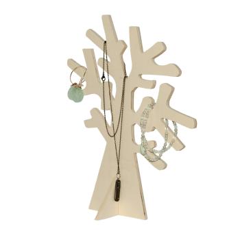 Preview: Wooden jewelry tree, brown, jewelry stand, 23 x 28 cm