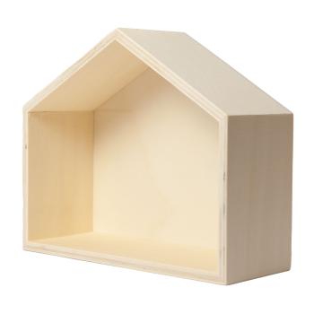 Preview: Christmas crib made of natural wood, 6 crib figurines