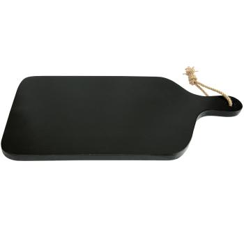 Preview: Planche à découper et de service en hévéa, 58 x 28 x 2 cm