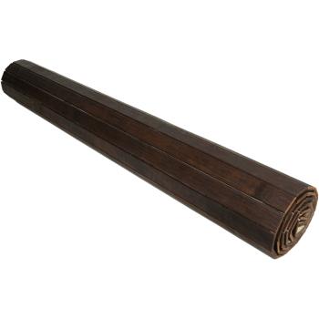 Preview: Bamboo floor mat, dark brown, 50 x 80 cm