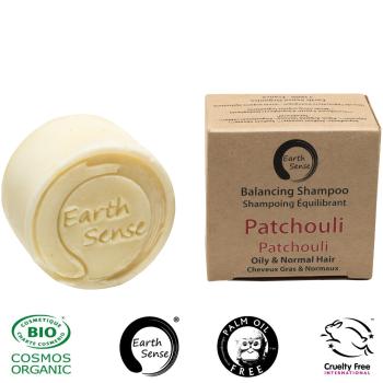 Preview: Shampoo solido biologico con olio di argan e patchouli, shampoo curativo senza olio di palma, vegano