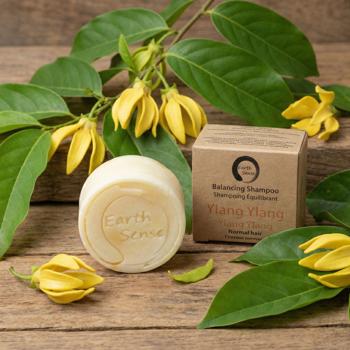 Shampoo solido biologico con olio di argan e ylang ylang, shampoo curativo senza olio di palma, vegan