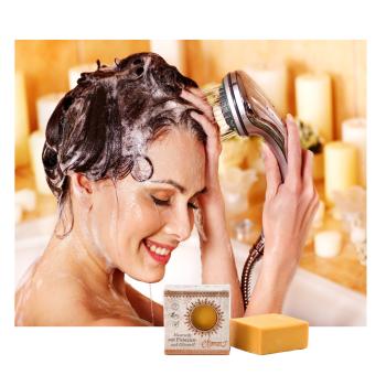 Preview: Shampooing solide à base d’huile de pistache et d’huile d’olive, 100% d’ingrédients naturels, 190 g