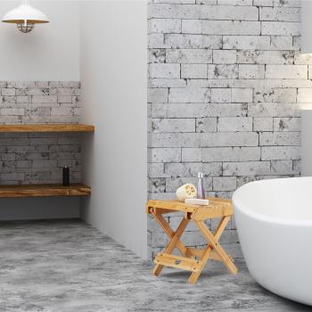 Preview: Practical bamboo stool, foldable, 31.5 x 27.5 x 28.5 cm