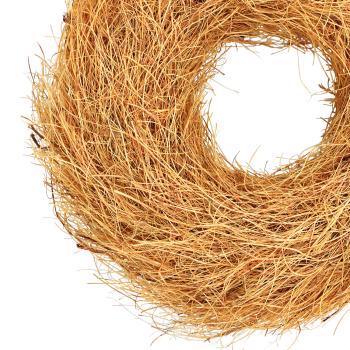 Preview: Couronne Racine de sisal en matériau naturel, brun, 28 x 28 x 8 cm