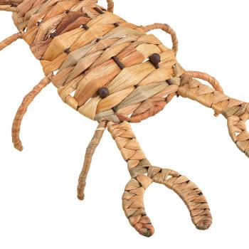 Preview: Homard en jacinthe d’eau, renforcé par du métal, 39 x 11 x 21 cm