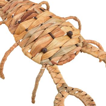 Preview: Homard en jacinthe d’eau, renforcé par du métal, 39 x 11 x 21 cm