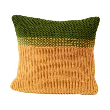 Preview: Kit de tricot housse de coussin, laine en polyester et polyacrylique recyclés, instructions