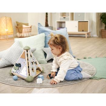 Preview: 16 pezzi in legno per l‘apprendimento, giocattolo educativo per bambini, con diverse funzioni