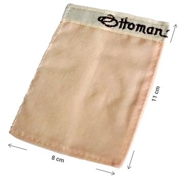 Preview: Mini guanto di seta esfoliante, scrub nutriente per viso e corpo, 11 x 8 cm