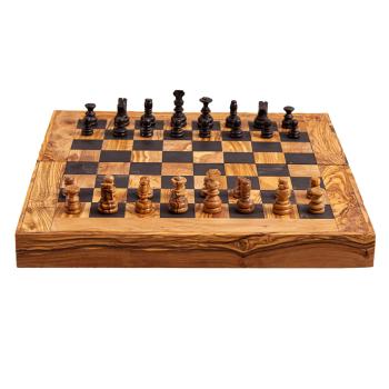 Jeu D'Échecs Magnétique 34 Cm - Backgammon - 3 En 1 - En Bois De Jeu D'Échecs Magnétique 34 Cm - Backgammon - 3 En 1 - En Bois De