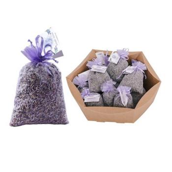 Preview: set di 2 bustine profumate fresche di fiori di lavanda, 30 g, cuscini di lavanda per armadi con una fragranza raffinata per il bucato e un‘efficace protezione antitarme