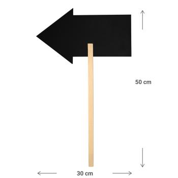 Preview: Chalkboard arrow for labeling, board with ground stake for garden and planter boxes