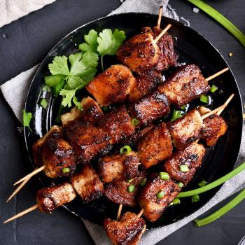 Preview: Schaschlikspiesse aus Bambus - Grillspiesse für Gemüse, Tofu, Fleisch & Bastelprojekte - 500 Stück, 30x0,4cm - 100% Natur, biologisch abbaubar, mit Spitze