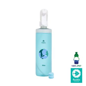 Preview: 3er-Set Glasreiniger Sprühflasche & Tabs - Umweltfreundlich, biologisch abbaubar - 500ml Flasche aus 100% recyceltem Kunststoff - Ohne Mikroplastik