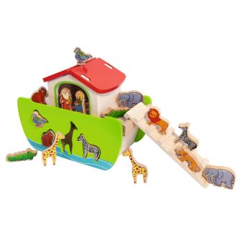 Preview: Jeu d‘assemblage Arche de Noé, jeu d‘adresse Bateau en bois