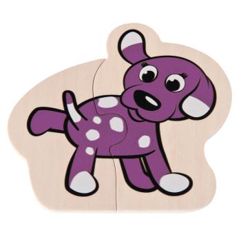 Preview: Puzzle per bambini, 16 pezzi di animali con 8 motivi, 4 x 15 x 15 cm