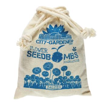 Preview: Samenbomben Gänseblümchen 8er-Set - Einfach Blumen pflanzen Garten Balkon Geschenk - Naturmaterialien handgemacht Wuchshöhe 10cm