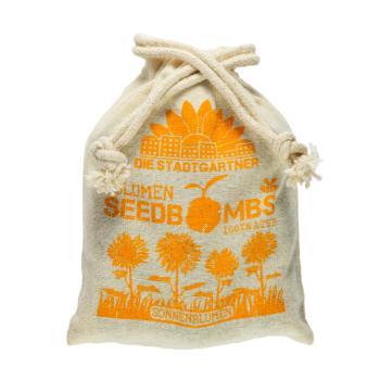 Preview: Set di 8 bombe di semi di girasole, bombe di semi con 5 varietà di girasole diverse