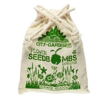 Preview: Set di 8 bombe di semi di prato selvatico, bombe di semi con 54 tipi diversi di semi