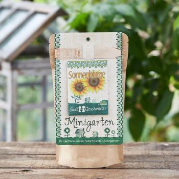 Preview: Kit de semis Tournesol, graines avec terreau, instructions et tuteur