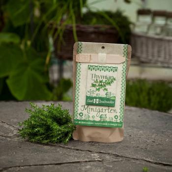 Preview: Kit de semis Thym, graines avec terreau, instructions et tuteur