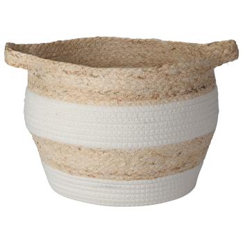 Preview: Cestini moderni in fibra naturale, 3 pezzi, rotondi - foglie di cotone e mais, bianco/naturale, soluzione di stoccaggio ecologica ed elegante Preview: Cestini moderni in fibra naturale, 3 pezzi, rotondi - foglie di cotone e mais, bianco/naturale, soluzione di stoccaggio ecologica ed elegante