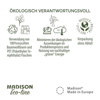 Preview: 2er-Set Deko-Kissen für Outdoor – Wasserabweisend, schmutzabweisend & UV-Schutz – 50x30x10 cm, aus Madison Ökostoffen mit recycelter Baumwolle