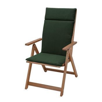 Preview: Coussin pour chaise à haut dossier, vert, 120 x 50 cm