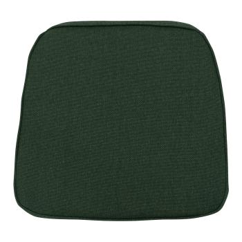 Preview: Cuscino per sedia da esterno, cuscino per seduta idrorepellente, verde, 48 x 48 cm