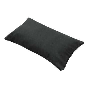 Preview: Coussin décoratif hydrofuge, confortable pour l‘extérieur, gris foncé, 50 x 30 x 10 cm