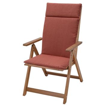 Preview: cuscino 4 pezzi premium per schienale alto Terra, 50x120cm - cuscino per sedia da giardino con protezione UV, idrorepellente, rivestimento di alta qualità