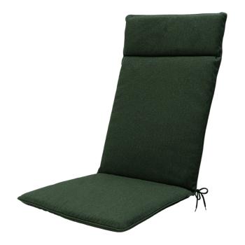 Preview: Set di 4 cuscini con schienale alto, cuscino idrorepellente per sedie da giardino, verde, 120 x 50 cm