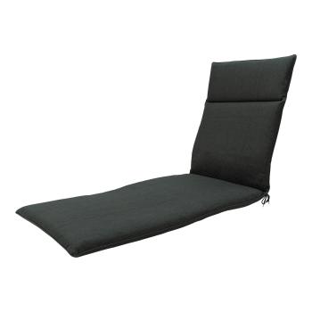 Preview: Set de 2 coussins de chaise longue, hydrofuge, gris foncé, 190 x 60 cm