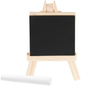 Preview: Mini lavagna su cavalletto in legno, mini lavagna per etichettare e cancellare