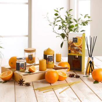 Preview: Potpourri-Mix Gewürzorange aus Trockenblüten - Romantische Deko & Bastelmaterial - Naturmaterialien, farblich abgestimmt, duftend, 110g