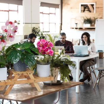 Preview: Portafiori in bambù, scaffale per piante 3 ripiani su 2 livelli, marrone, 17 x 51,5 x 15 cm