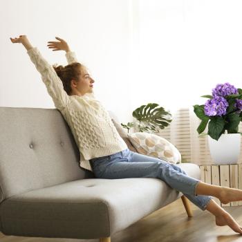 Preview: Sgabello per fiori in legno di abete non trattato, supporto naturale per piante, H 20,5 x Ø 30 cm