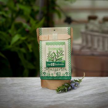 Preview: Set de graines de romarin, graines avec terreau, instructions, bâtonnets de plantation