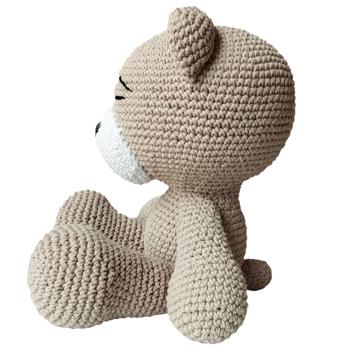 Preview: Crochet bear for children, cuddly toy, handmade, 35 cm