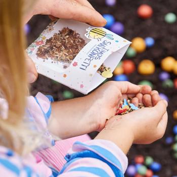 Preview: Confettis de graines colorés pour enfants et adultes, régal pour les abeilles