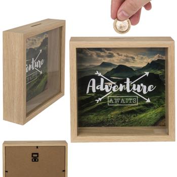 Preview: Travel money box “Adventure awaits“