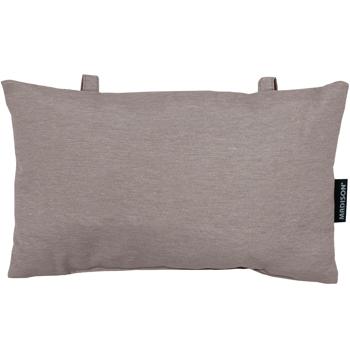 Preview: 2er-Set Universelles Kopfkissen für Garten- und Liegestühle, ca. 24 x 40 cm, taupe, für höchsten Komfort & Entspannung, stilvoll & langlebig