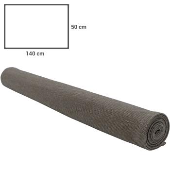 Preview: Moderner Tischläufer für den Innen- und Aussenbereich, taupe, 140 x 50 cm: Wetterfest, pflegeleicht & stilvoll, für Garten, Terrasse & Esszimmer